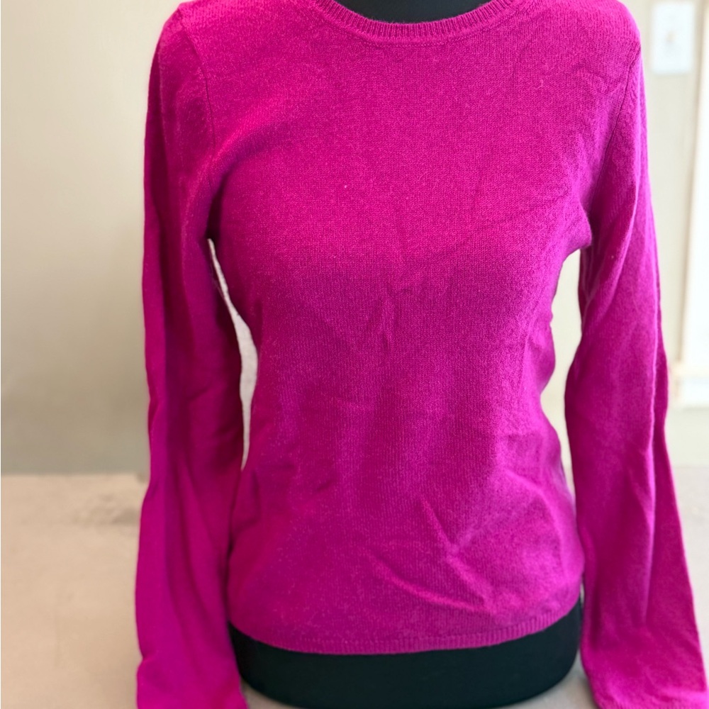 Charter Club Fuchsia Cashmere Sweater
